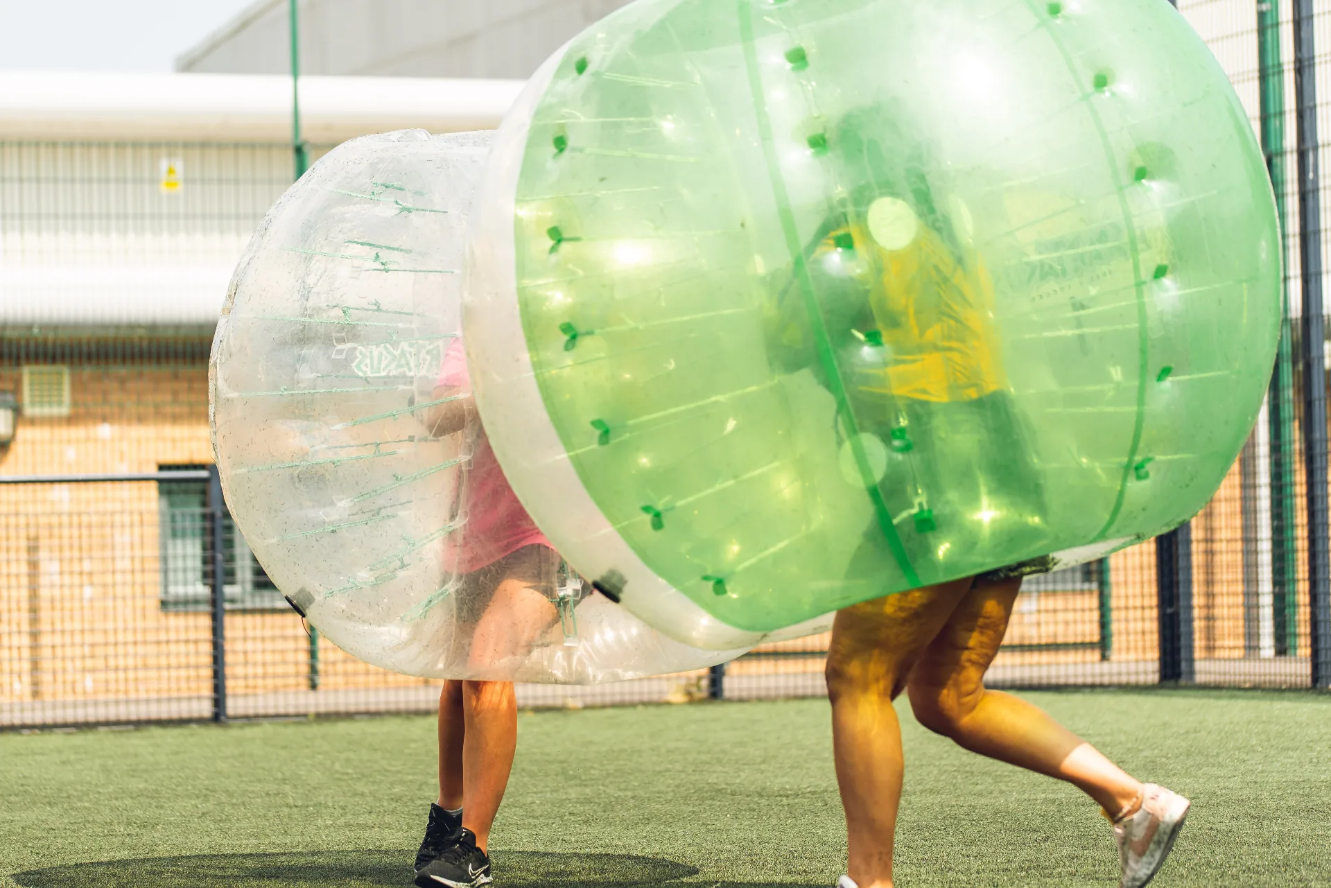 Hen party bubble football group