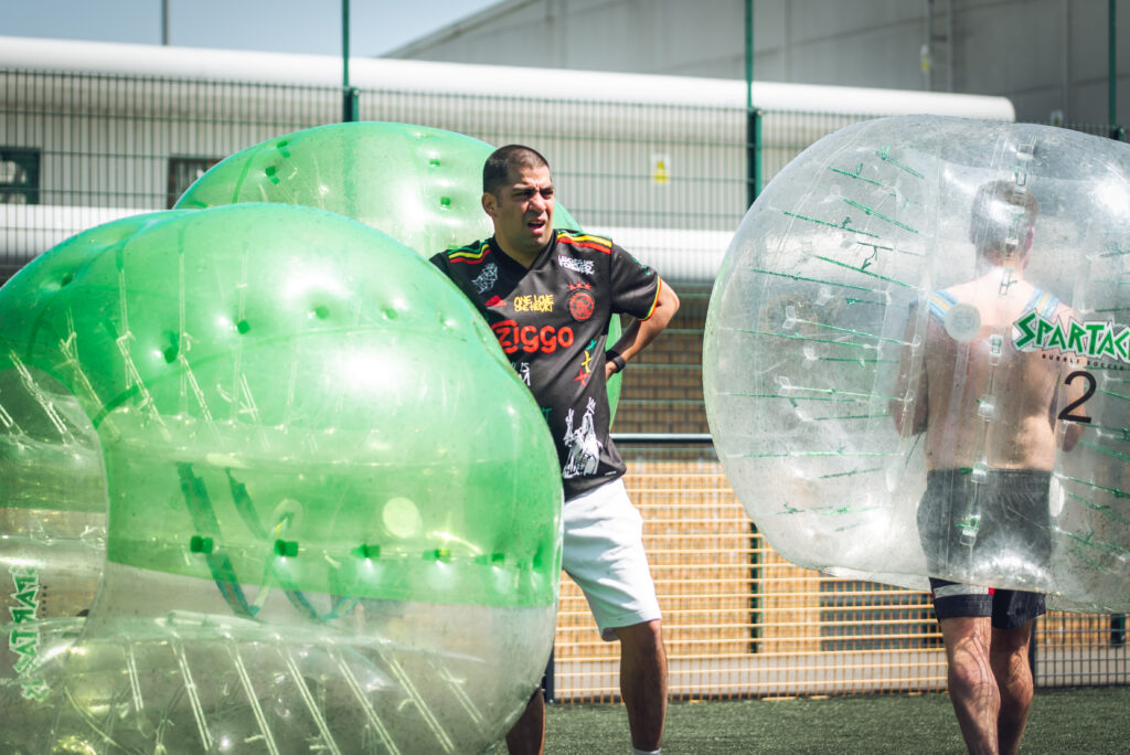bubble football Chester