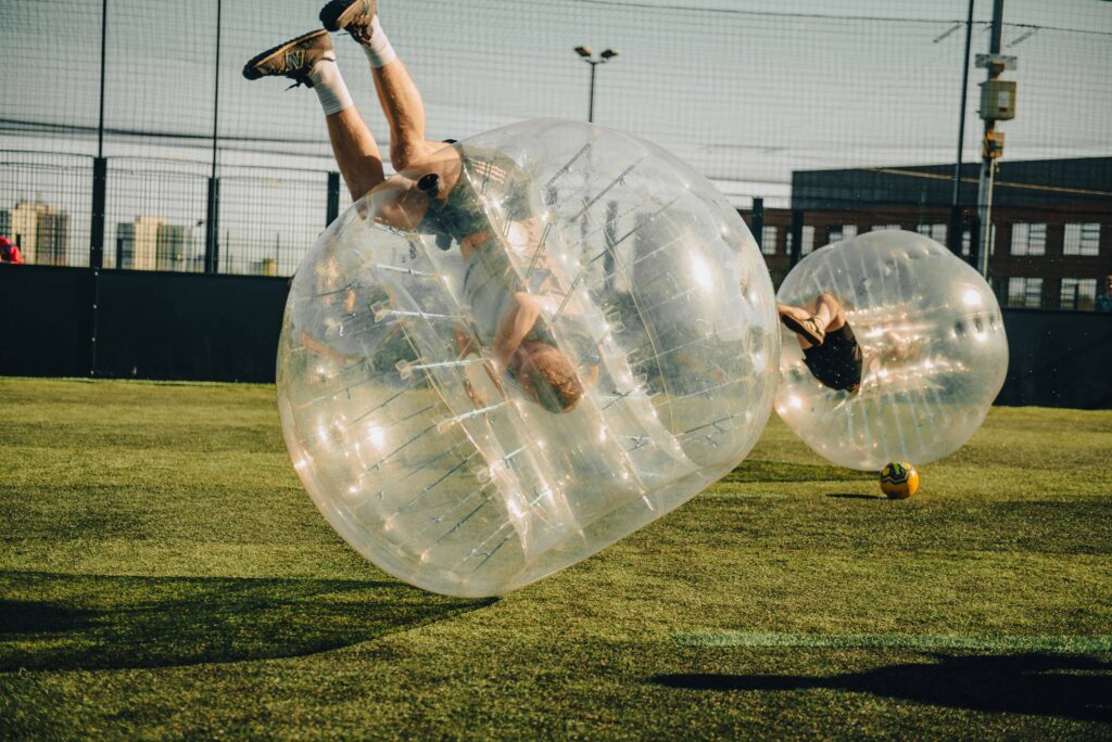 bubble football Cambridge